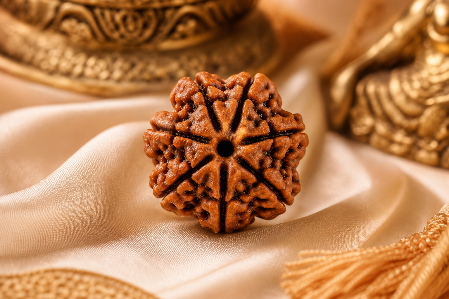 7-Mukhi Rudraksha Bead